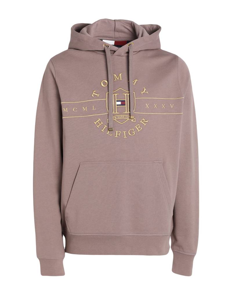 TOMMY HILFIGER Sweatshirt Herren Hellbraun von TOMMY HILFIGER