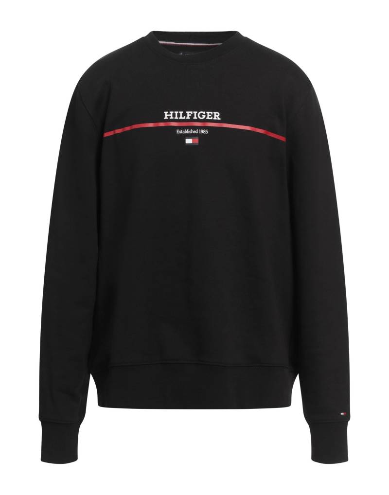 TOMMY HILFIGER Sweatshirt Herren Schwarz von TOMMY HILFIGER