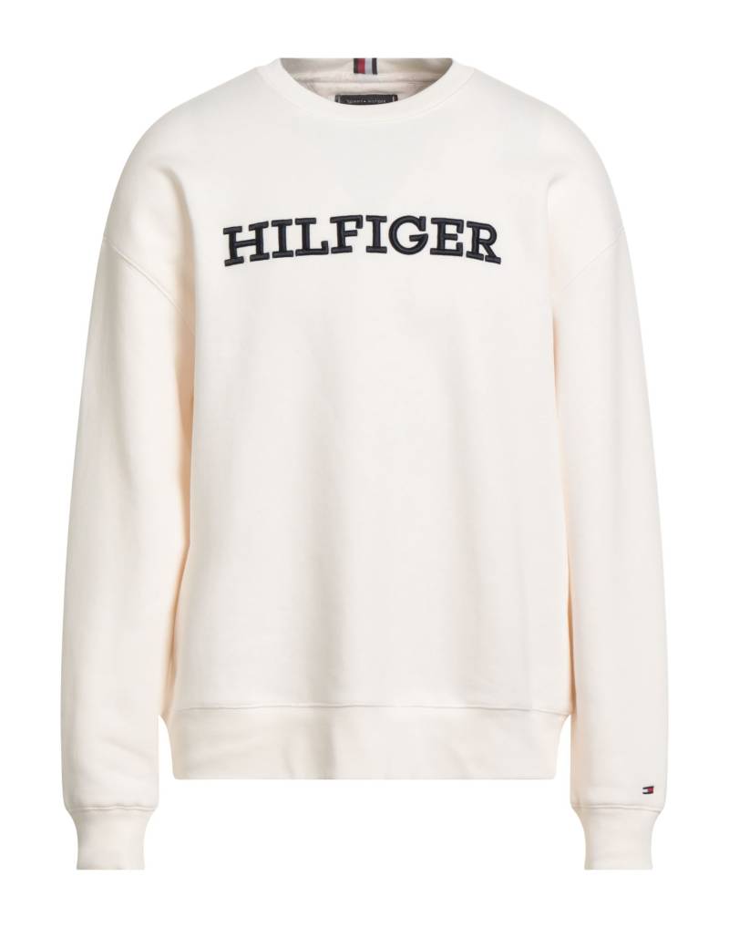TOMMY HILFIGER Sweatshirt Herren Weiß von TOMMY HILFIGER