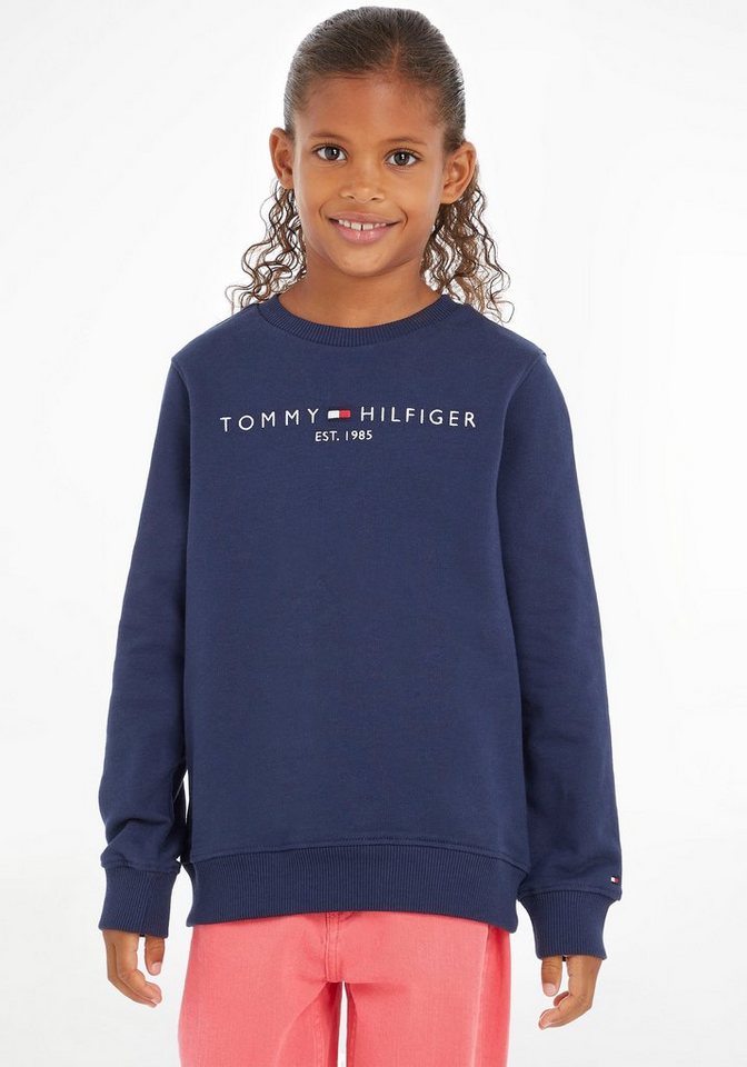 Tommy Hilfiger Sweatshirt ESSENTIAL SWEATSHIRT Kinder Kids Junior MiniMe,für Jungen und Mädchen von Tommy Hilfiger