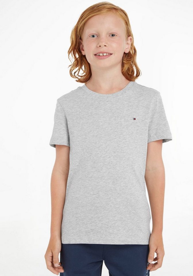 Tommy Hilfiger T-Shirt BOYS BASIC CN KNIT Kinder Kids Junior MiniMe von Tommy Hilfiger