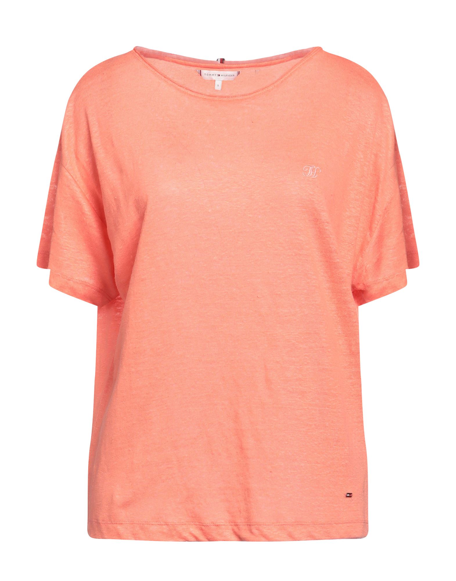 TOMMY HILFIGER T-shirts Damen Lachs TOMMY HILFIGER T-shirts Damen Lachs von TOMMY HILFIGER