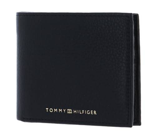 TOMMY HILFIGER TH Premium Leather Mini CC Wallet Black von TOMMY HILFIGER