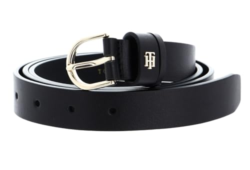TOMMY HILFIGER TH Timeless Curve Belt 2.5 W125 Black von Tommy Hilfiger