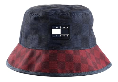 TOMMY HILFIGER Hut TJM Collegiate Bucket Hat Checkerboard dunkelblau von TOMMY HILFIGER