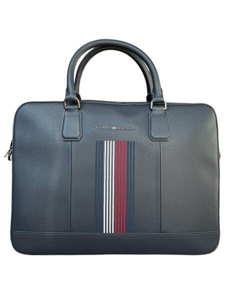 TOMMY HILFIGER - Tommy Hilfiger Coates Canvas Computer Bag, Aktentasche, Dunkelblau von TOMMY HILFIGER