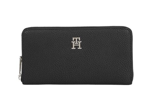 TOMMY HILFIGER - Tommy Hilfiger Emblem Large Portemonnaie, Schwarz von TOMMY HILFIGER