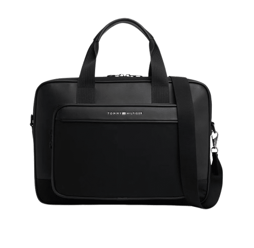 TOMMY HILFIGER - Tommy Hilfiger Foundation Computer-Bag / Businesstasche, Schwarz von TOMMY HILFIGER