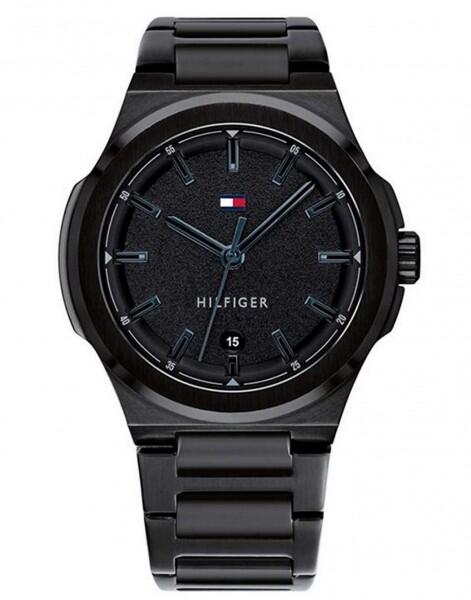 TOMMY HILFIGER - Tommy Hilfiger Herren Uhr Princeton Edelstahl Schwarz, 1791649 von TOMMY HILFIGER