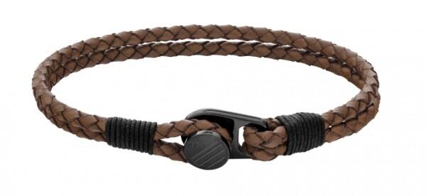 TOMMY HILFIGER - Tommy Hilfiger Lederarmband Herren Überlänge, Braun 2790198L von TOMMY HILFIGER