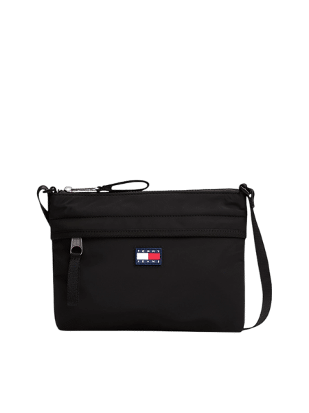TOMMY HILFIGER - Tommy Jeans Urban Sacoche, Herren-Umhängetasche, Nylon-Schwarz von TOMMY HILFIGER