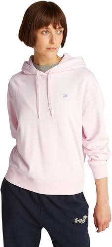 Tommy Hilfiger Damen Hoodie Contrast Flag Regular Fit, Rosa (Light Pink), XL von Tommy Hilfiger