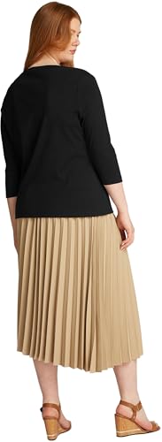 Tommy Hilfiger Damen Langarmshirt Slim Fit Cody mit U-Boot-Ausschnitt, Schwarz (Black), 48 von Tommy Hilfiger