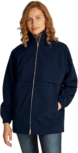 Tommy Hilfiger Damen Windbreaker Jacke Nylon Crinkle Regular Fit, Blau (Dark Night Navy), XXL von Tommy Hilfiger