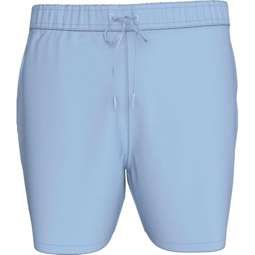 Tommy Hilfiger Herren Badeshorts Medium Drawstring mit Logo, Blau (Sweet Blue), XXL von Tommy Hilfiger