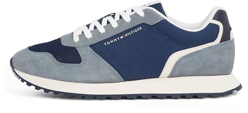 TOMMY HILFIGER Herren Runner Sneaker New Eva Mix Sportlich, Mehrfarbig (Sport Navy), 44 von Tommy Hilfiger