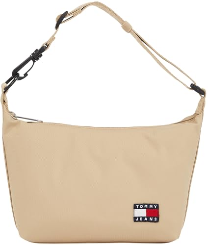 TOMMY JEANS Damen Schultertasche Daily mit Logo, Beige (Relic Tan), Einheitsgröße von TOMMY JEANS