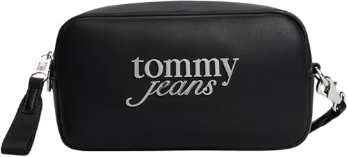 TOMMY JEANS Damen Tjw Bold Script Camera Bag Aw0aw17897 Schultertasche, Black (Black) von Tommy Jeans