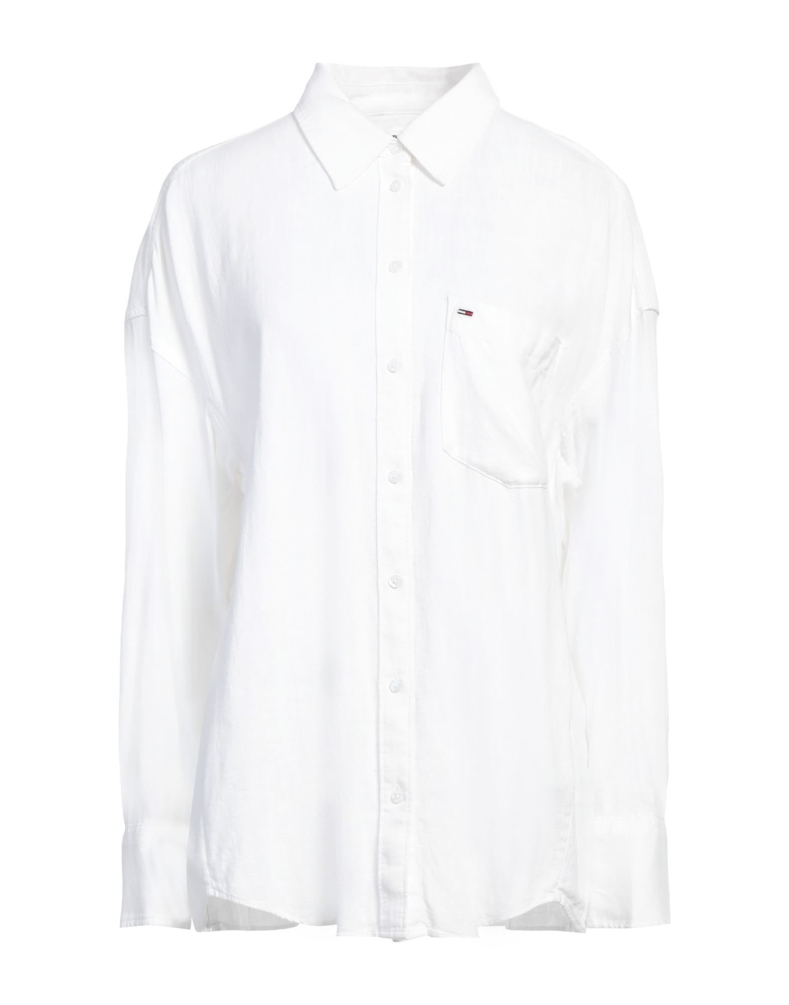 TOMMY JEANS Hemd Damen Elfenbein von TOMMY JEANS