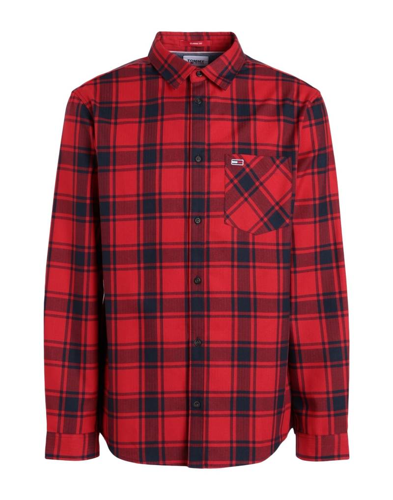 TOMMY JEANS Hemd Herren Rot von TOMMY JEANS
