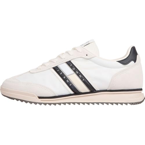 Tommy Jeans Herren TJM Retro Runner Cleated Em0Em01527 Niedriges Oberteil, Black (Black), 42 EU von Tommy Jeans