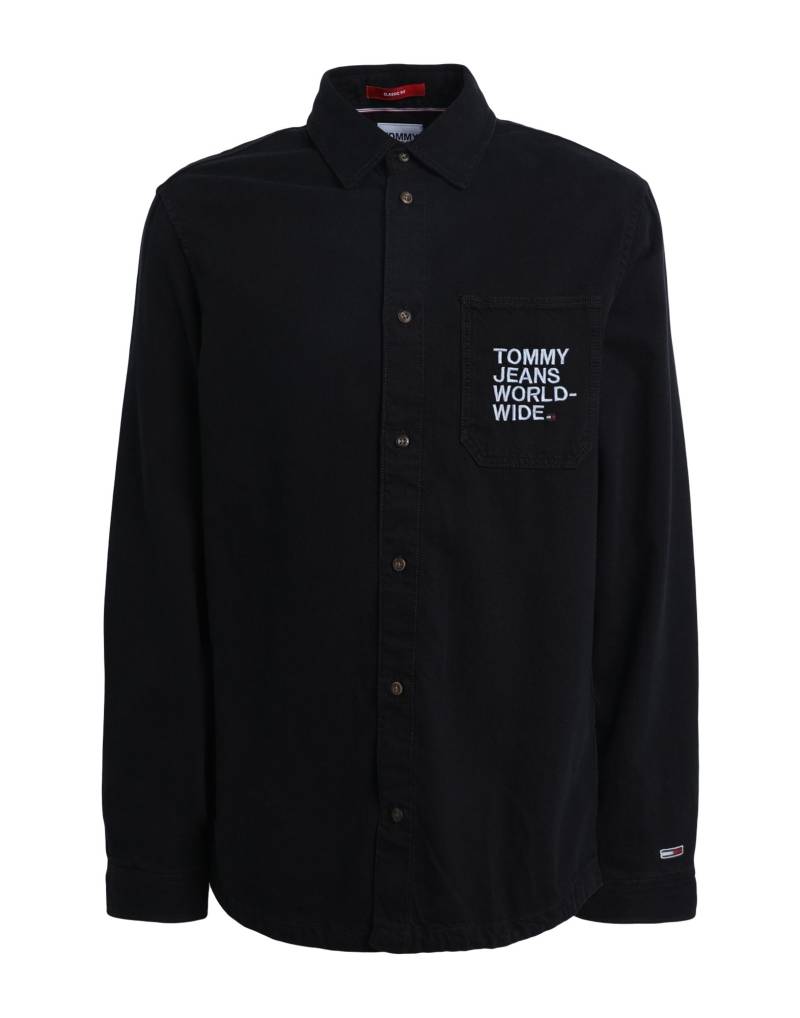 TOMMY JEANS Jeanshemd Herren Schwarz von TOMMY JEANS