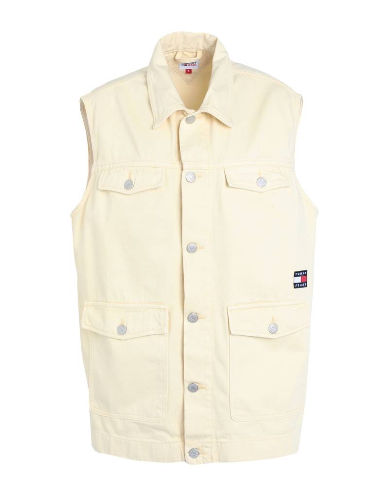 TOMMY JEANS Jeansjacke/-mantel Damen Pastellgelb von TOMMY JEANS