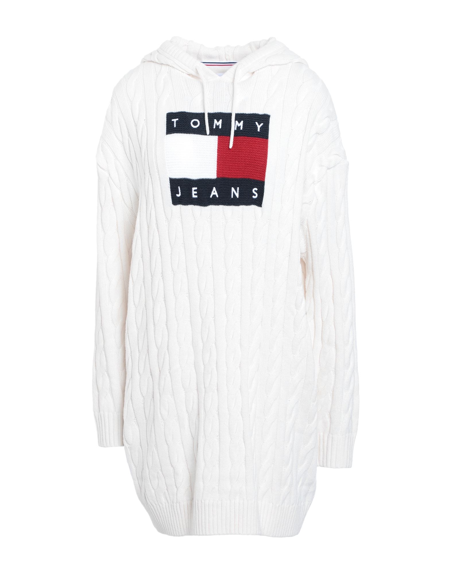 TOMMY JEANS Mini-kleid Damen Off white von TOMMY JEANS