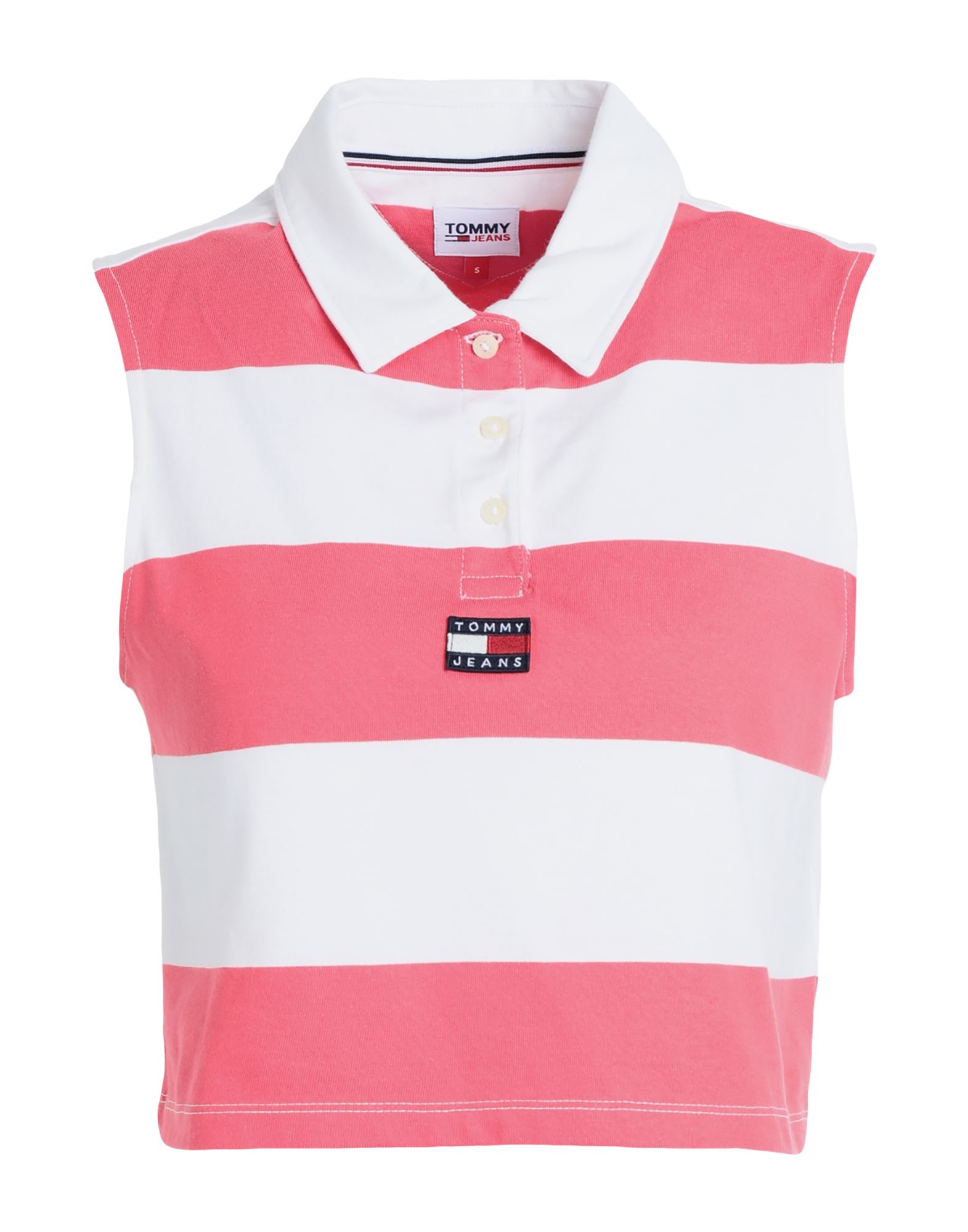 TOMMY JEANS Poloshirt Damen Rosa von TOMMY JEANS