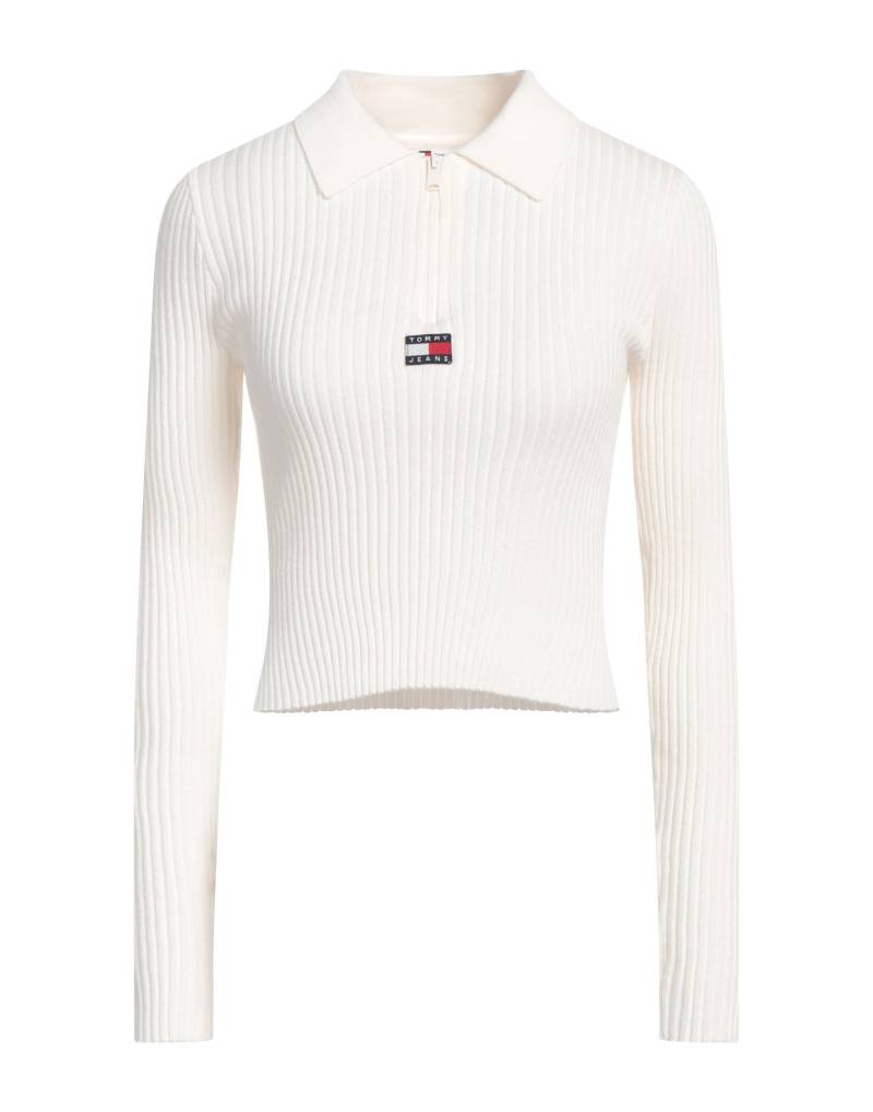 TOMMY JEANS Pullover Damen Cremeweiß von TOMMY JEANS