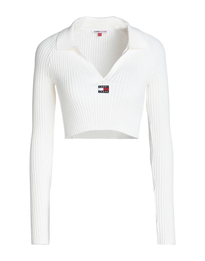 TOMMY JEANS Pullover Damen Weiß von TOMMY JEANS