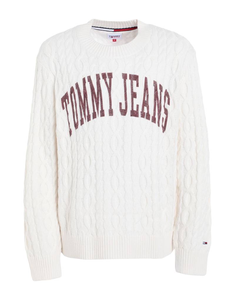 TOMMY JEANS Pullover Herren Elfenbein von TOMMY JEANS