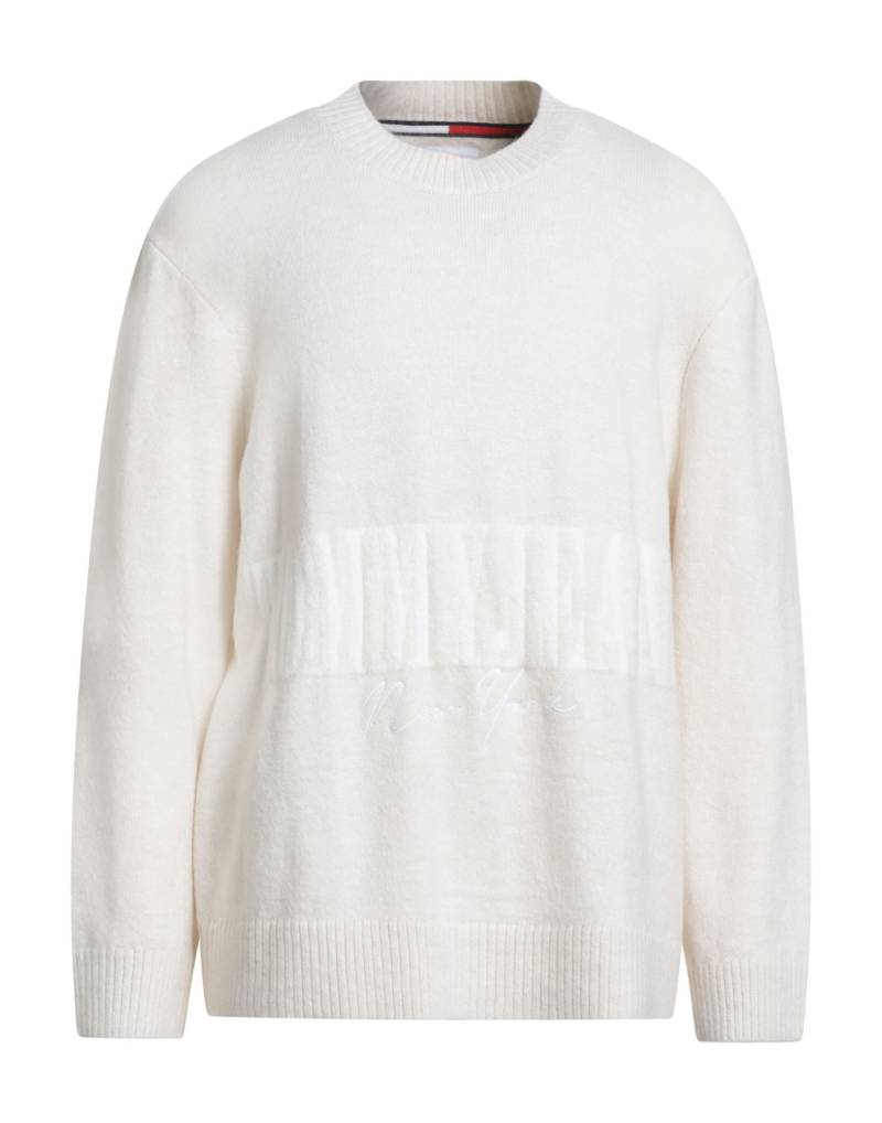 TOMMY JEANS Pullover Herren Off white von TOMMY JEANS