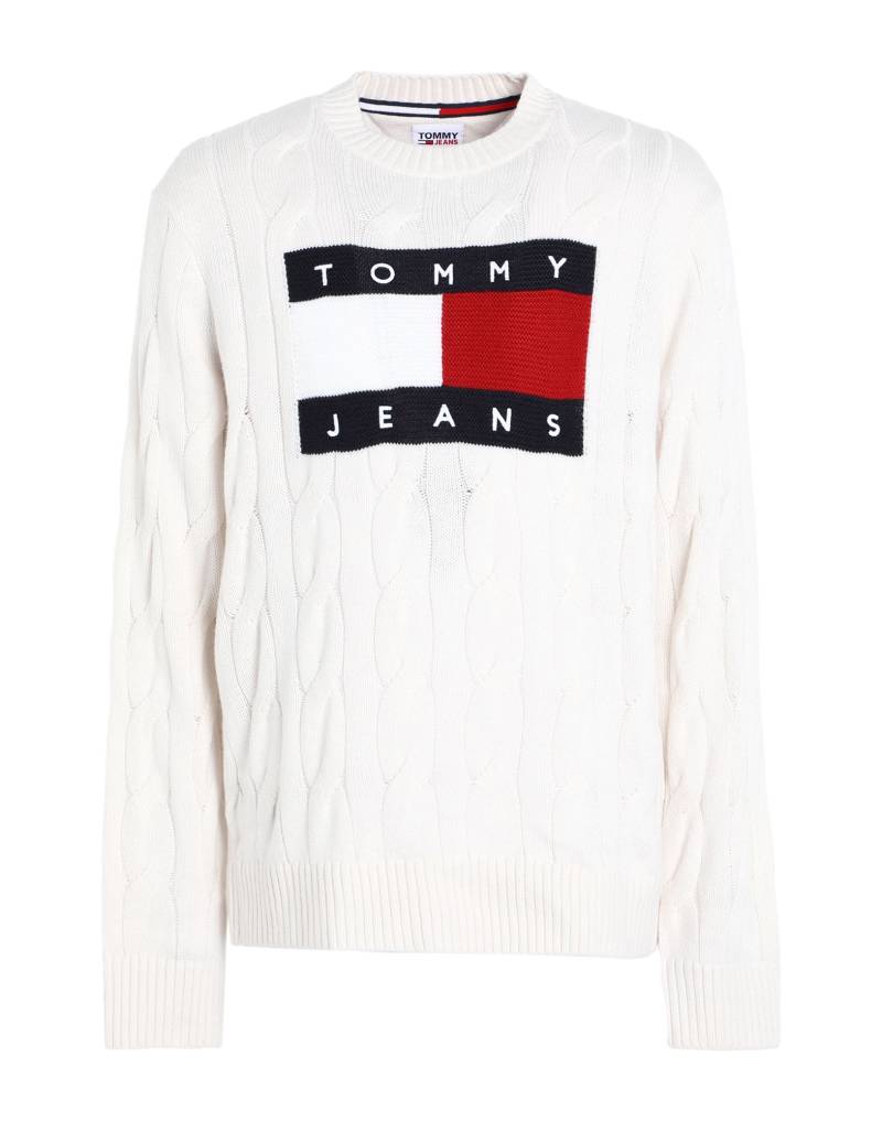 TOMMY JEANS Pullover Herren Weiß von TOMMY JEANS