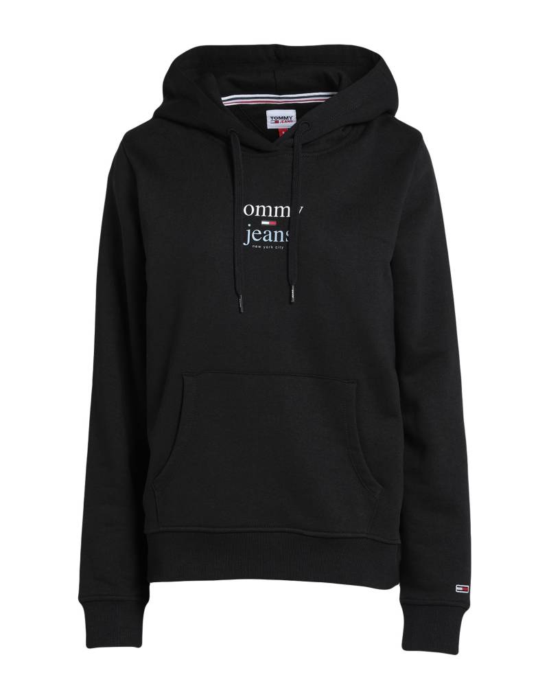 TOMMY JEANS Sweatshirt Damen Schwarz von TOMMY JEANS