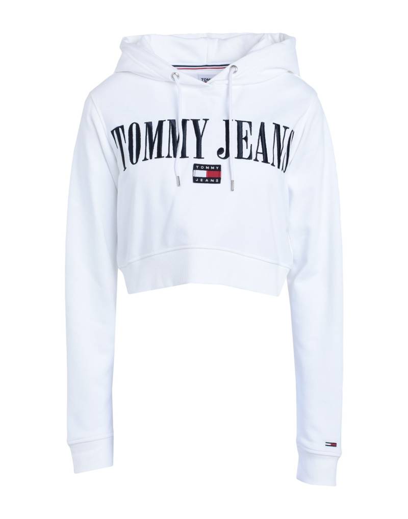 TOMMY JEANS Sweatshirt Damen Weiß von TOMMY JEANS
