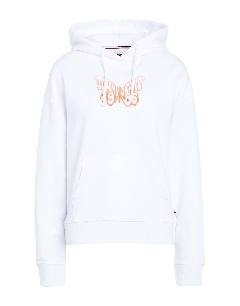 TOMMY JEANS Sweatshirt Damen Weiß von TOMMY JEANS