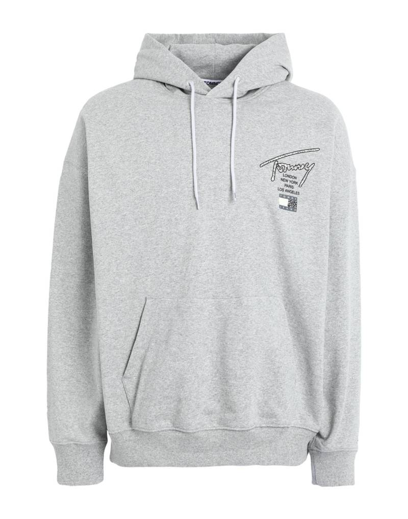 TOMMY JEANS Sweatshirt Herren Hellgrau von TOMMY JEANS