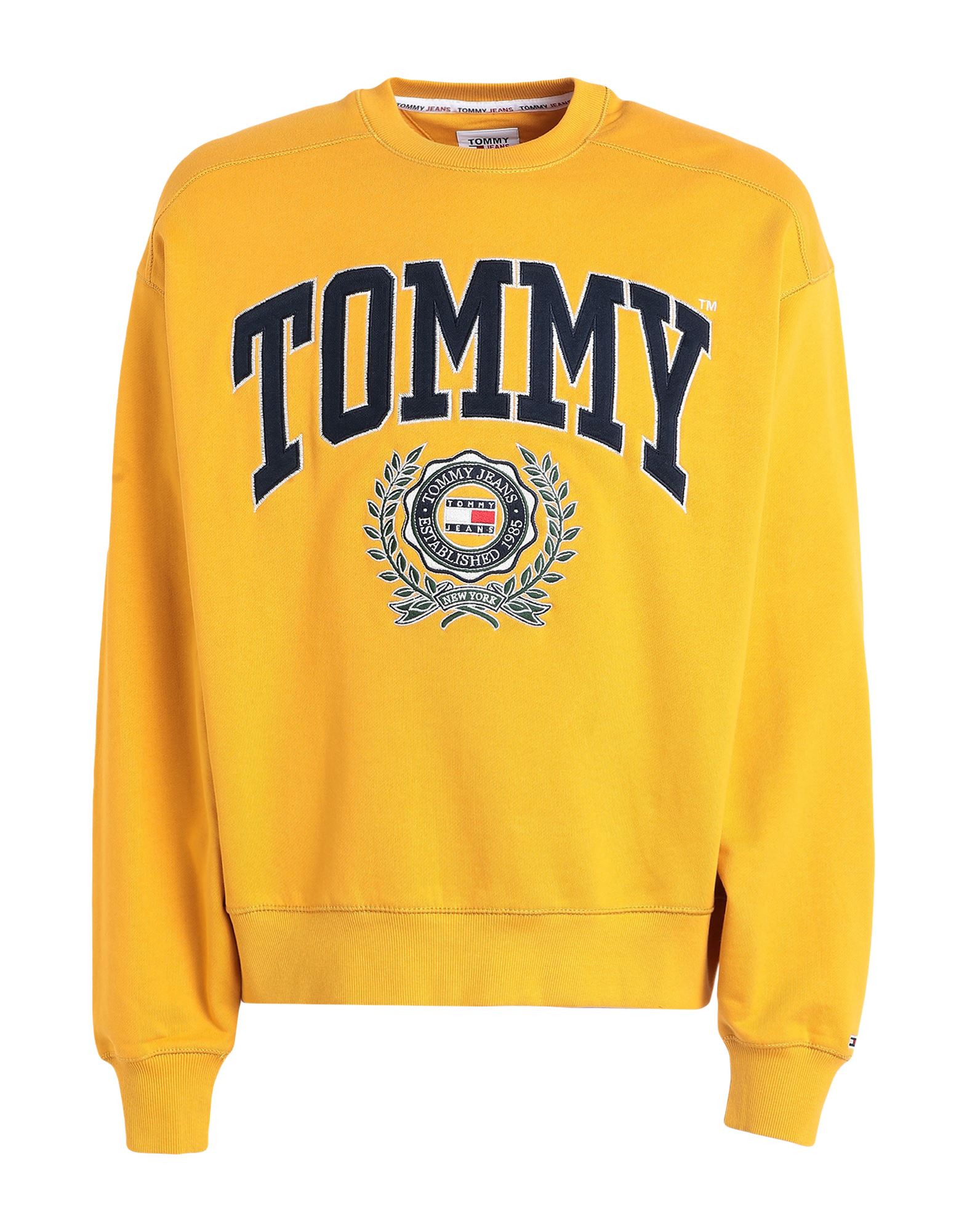 TOMMY JEANS Sweatshirt Herren Ocker von TOMMY JEANS