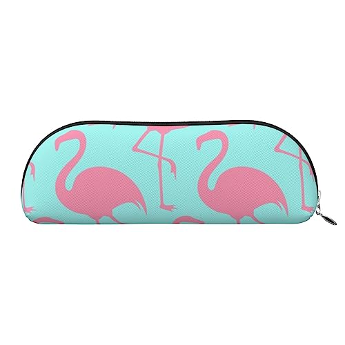 Dart Board Printed Pencil Bag,Pencil Case Pouch Bag Case PVC Zipper Travel Luggage Pouch Toiletries Bags, Rosa Flamingo, Einheitsgröße, Schulranzen von TOMPPY