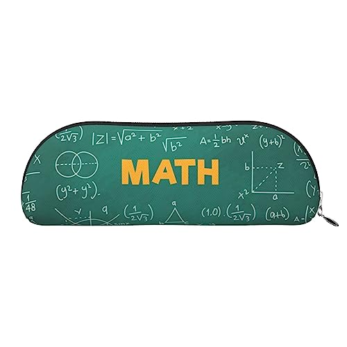 Formeln Formen Theorie Mathematik Lektion Wort gedruckt Federmäppchen Stand Up Bleistift Tasche Kleine Bleistifthalter Fall Schreibwaren Organizer Make-up Tasche mit Reißverschluss, silber, von TOMPPY