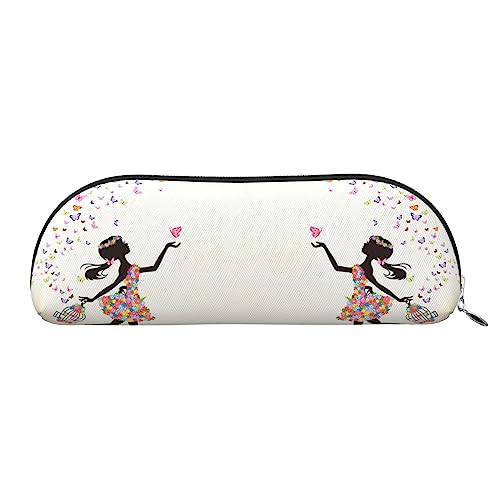 Golf Club Printed Pencil Bag,Pencil Case Pouch Bag Case PVC Zipper Travel Luggage Pouch Toiletries Bags, Mädchen Dance Butterfly, Einheitsgröße, Schulranzen von TOMPPY