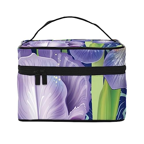 Kaninchen und Ferkel Kosmetiktasche Make-up Tasche Reise Kosmetiktaschen für Frauen Kulturbeutel, Lila Orchidee, Einheitsgröße von TOMPPY