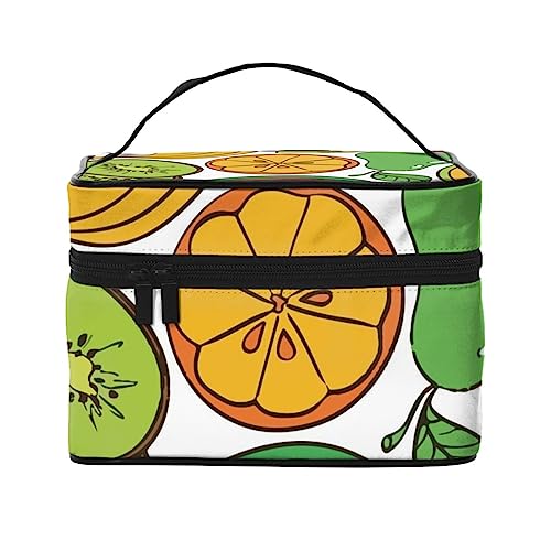 Koi Fish and Lotus Kosmetiktasche Make-up-Tasche Reise Kosmetiktaschen für Frauen Kulturbeutel, Kiwi-Frucht-Muster, Einheitsgröße von TOMPPY