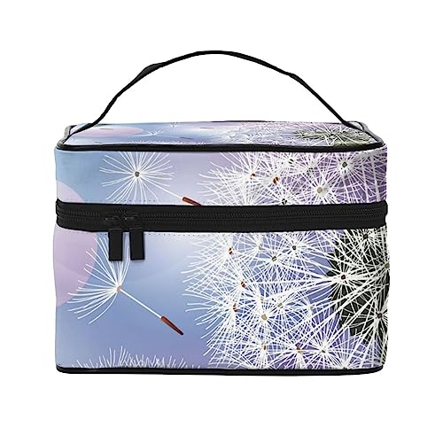 Romantische Pusteblume Kosmetiktasche Make-up Tasche Reise Kosmetiktaschen für Frauen Kulturbeutel, Romantischer Löwenzahn, Einheitsgröße von TOMPPY