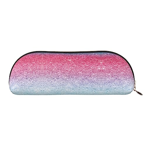 Ruhige Unterwasserlandschaft bedruckte Bleistifttasche, Federmäppchen Beutel Tasche Fall PVC Reißverschluss Reisegepäck Beutel Kulturbeutel, Blau, Rosa und Violett, Einheitsgröße, Schulranzen von TOMPPY