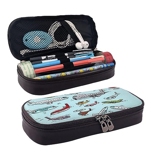 TOMPPY Federmäppchen für Mädchen und Jungen, Chemie-Druck, bedruckt, große Kapazität, Federmäppchen, Schule, Schreibwaren, Organizer, Make-up-Kosmetiktasche für Kinder, Frauen, Männer, Jugendliche, von TOMPPY