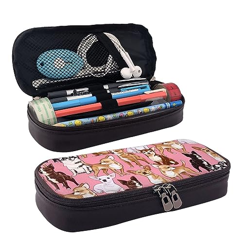 TOMPPY Federmäppchen für Mädchen und Jungen, farbiger Marmor, bedruckt, große Kapazität, Federmäppchen, Schule, Schreibwaren, Organizer, Make-up-Kosmetiktasche für Kinder, Frauen, Männer, Jugendliche, von TOMPPY