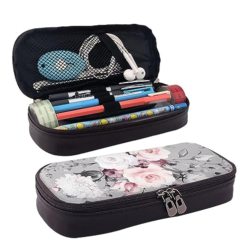 TOMPPY Federmäppchen für Mädchen und Jungen, lila, bedruckt, große Kapazität, Federmäppchen, Schule, Schreibwaren, Organizer, Make-up-Kosmetiktasche für Kinder, Frauen, Männer, Jugendliche, Studenten, von TOMPPY