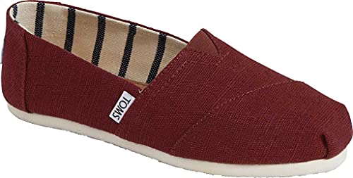 TOMS Alpargata Espadrille Slipper, Black Cherry Heritage Leinwand, 35.5 EU von TOMS